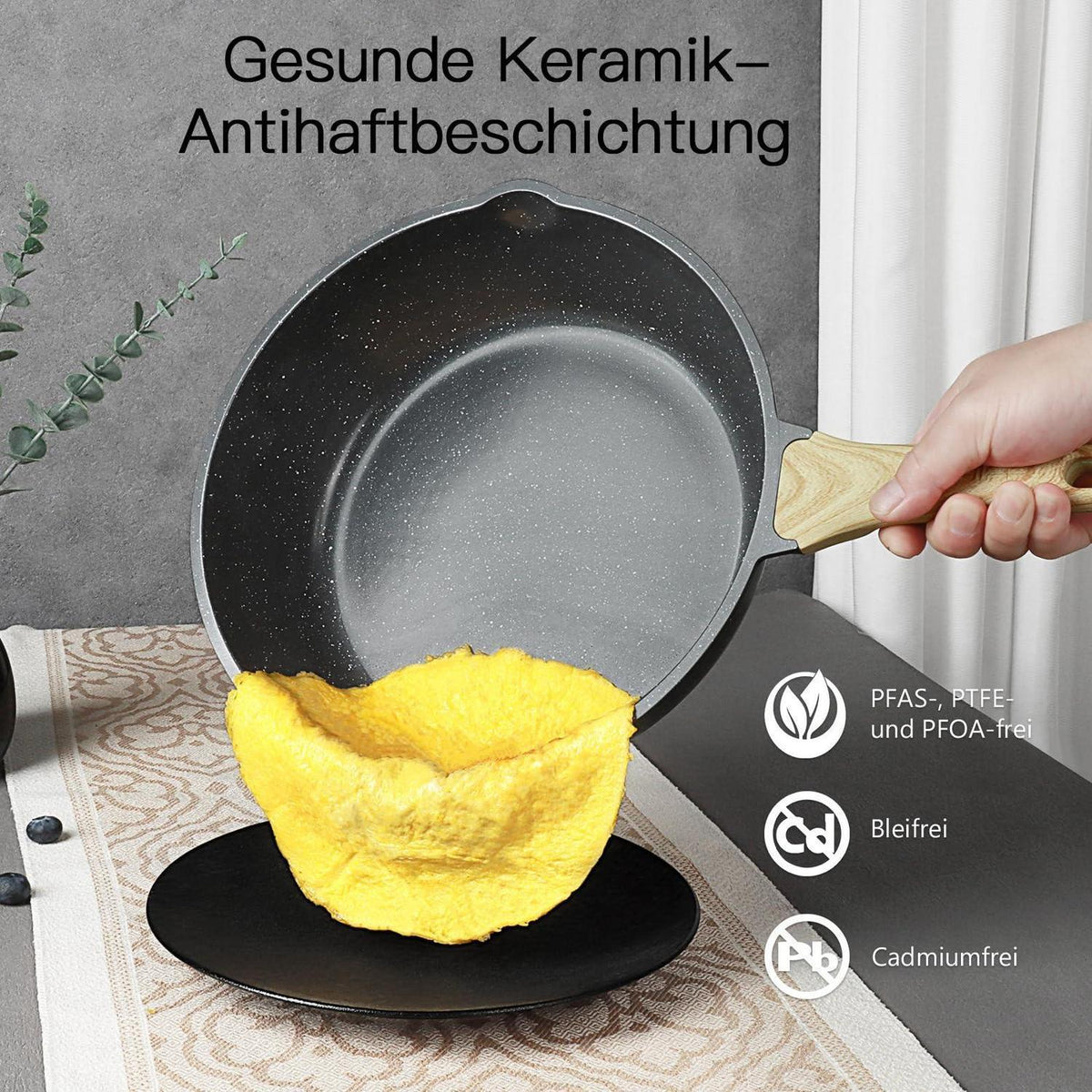 18-teiliges Kochgeschirr-Set mit Antihaftbeschichtung