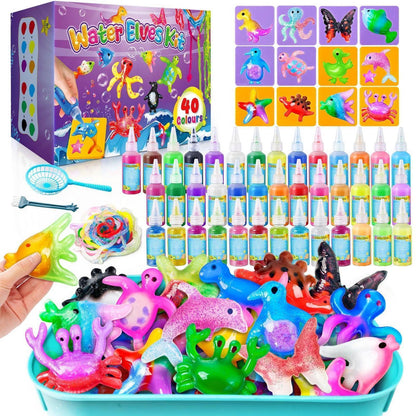 DIY Wasserelfen Set – 40 Farben für Kinder zum Basteln