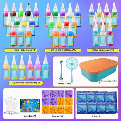 DIY Wasserelfen Set – 40 Farben für Kinder zum Basteln
