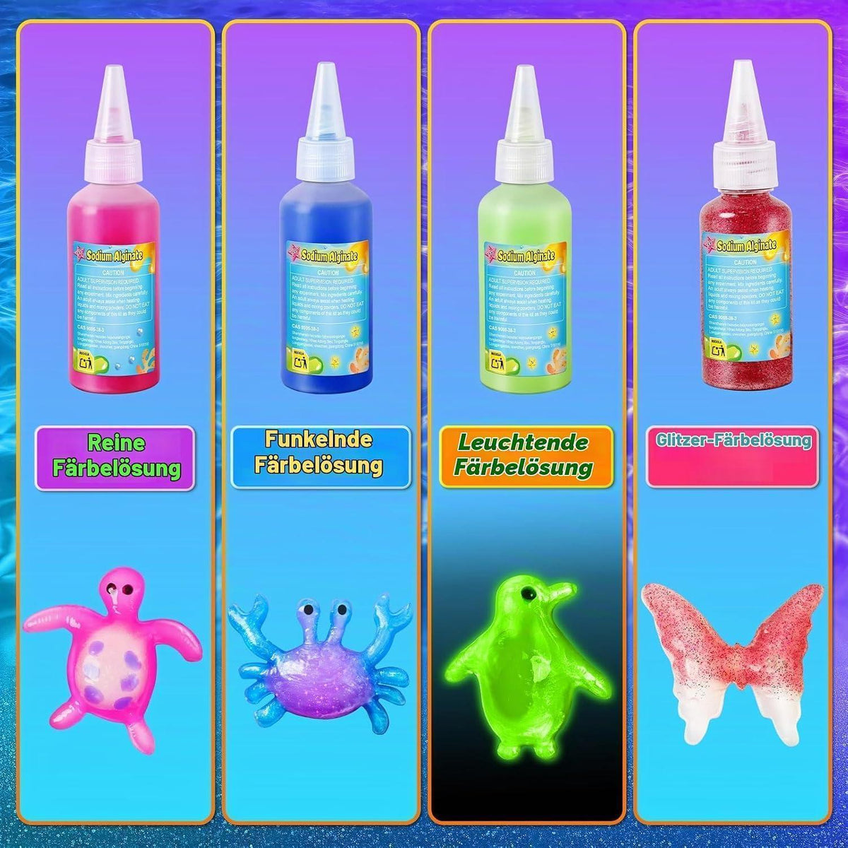 DIY Wasserelfen Set – 40 Farben für Kinder zum Basteln