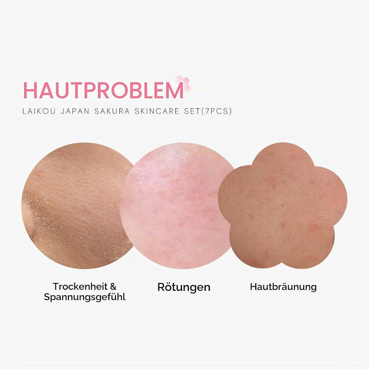 Sakura Hautpflege Set | 7-teilig für strahlende Haut