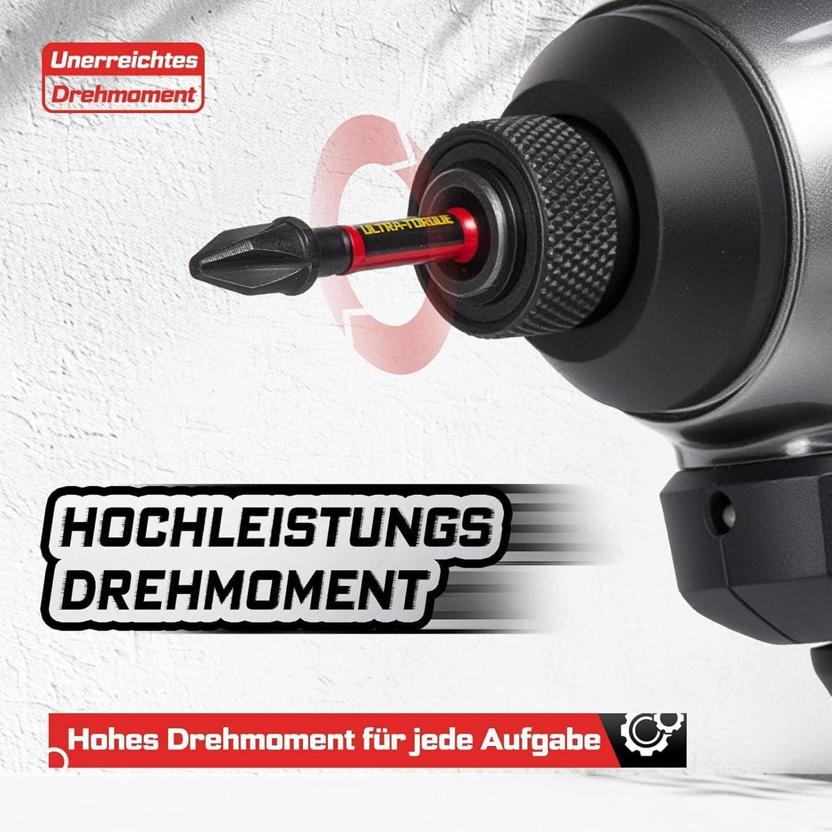 13tlg. Schlagfester Schrauber Bit Satz 50mm, Farbcode MIX