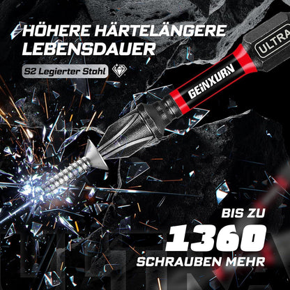 13tlg. Schlagfester Schrauber Bit Satz 50mm, Farbcode MIX