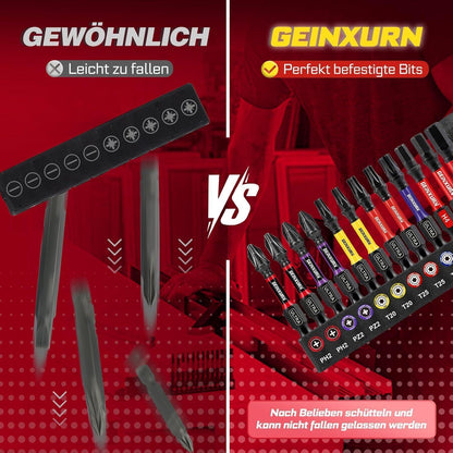 13tlg. Schlagfester Schrauber Bit Satz 50mm, Farbcode MIX
