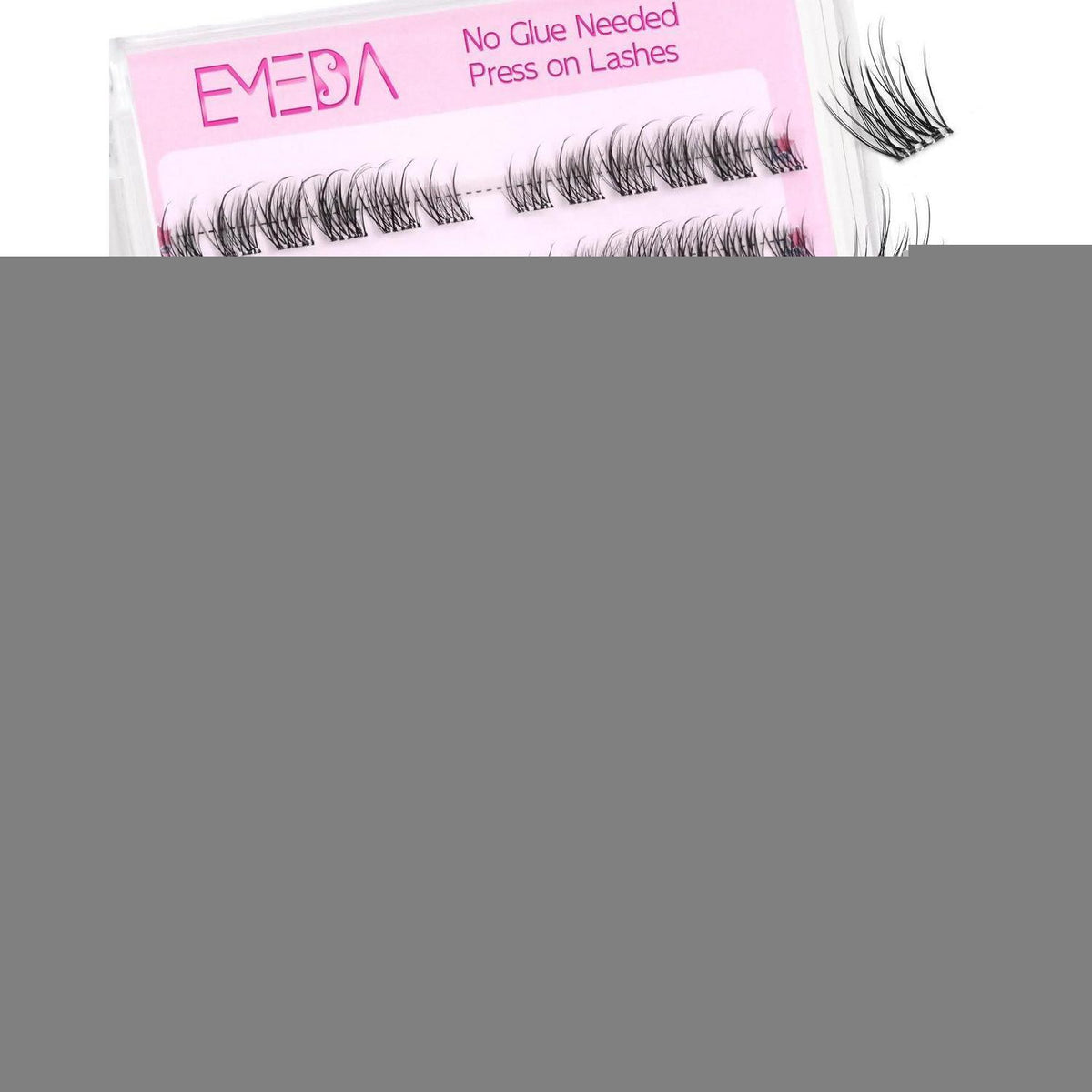Selbstklebende Cluster Wimpern – Natürlicher Look, Kein Kleber
