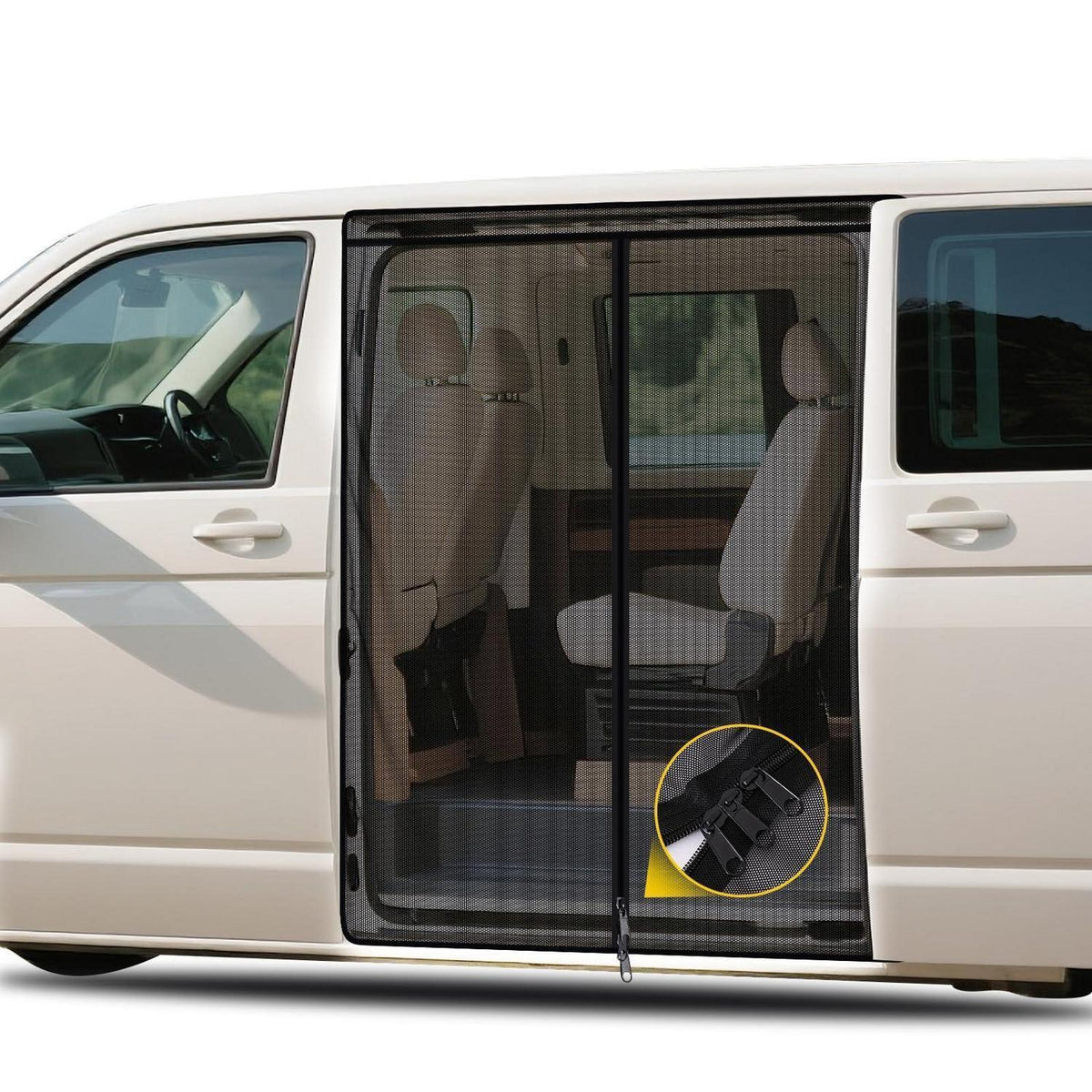 Magnetisches Moskitonetz für VW T5/T6 Schiebetür