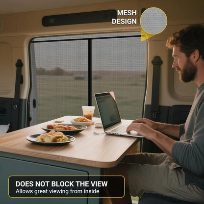Magnetisches Moskitonetz für VW T5/T6 Schiebetür
