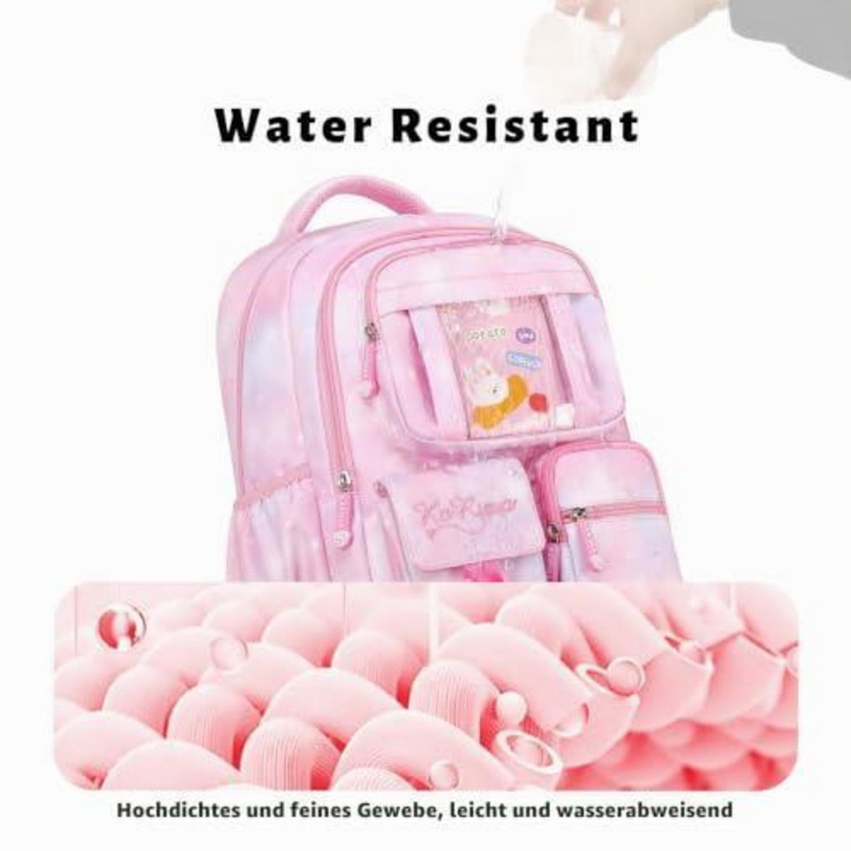 Schultasche Mädchen Rucksack Atmungsaktiv Lila 1. - 5. Klasse