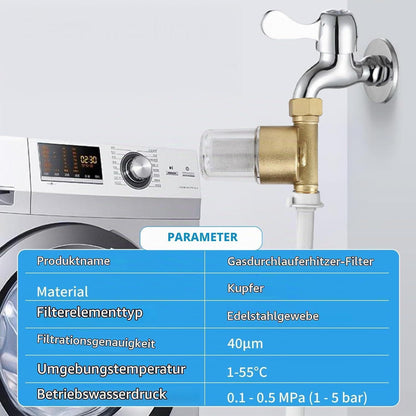 Hauswasserfilter 1/2" – Vorfilter für Hauswasserwerk & Geräte