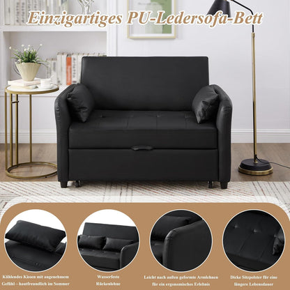 Multifunktionales Sofabett mit Schlaffunktion & verstellbarer Rückenlehne