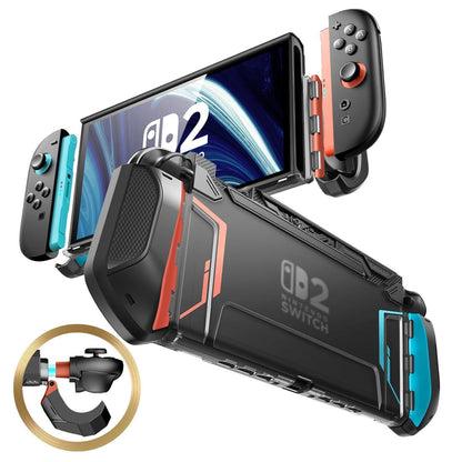 Schutzhülle für Switch 2 mit Griff, Dockable, Blau/Rot
