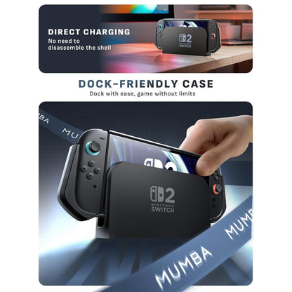 Schutzhülle für Switch 2 mit Griff, Dockable, Blau/Rot
