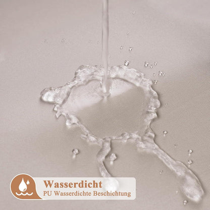 Duschvorhang Sandfarben 100x200 cm – Wasserdicht & Schnelltrocknend