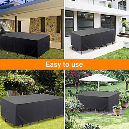 Gartenmöbel Abdeckung Wasserdicht 150x90x80cm – Schutzhülle Winterfest