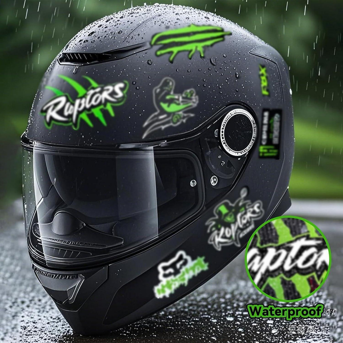 Motorrad Aufkleber Set – 6x Wasserdicht & Cooles Design