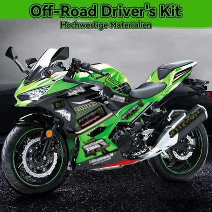 Motorrad Aufkleber Set – 6x Wasserdicht & Cooles Design
