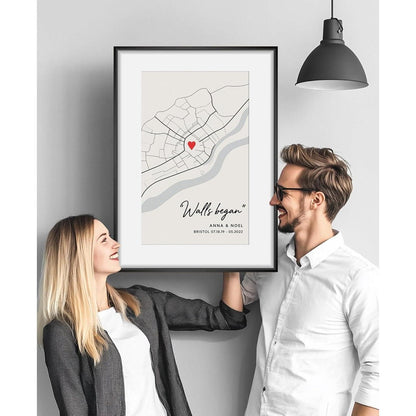 Bilderrahmen 50x70 cm Aluminium Schwarz mit Kunstglas