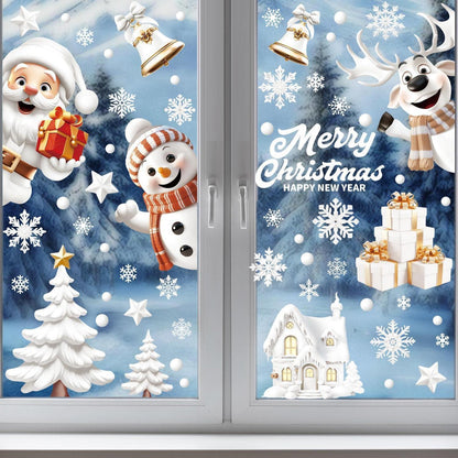 Weihnachts Fenstersticker – 146 Aufkleber für festliche Deko