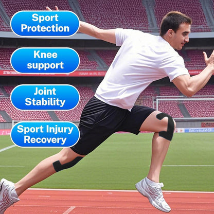 10x Kinesiotape Knie – Vorgeschneiden, Rosa, Sport & Physio