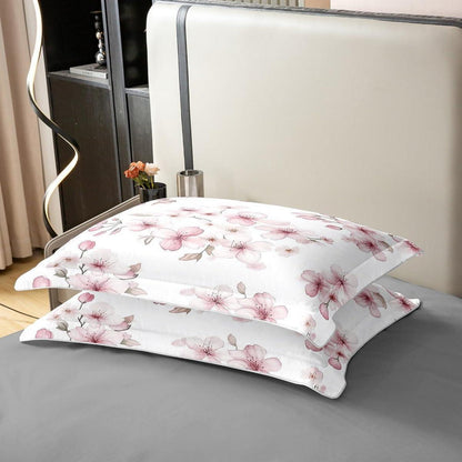 100% Baumwoll Bettbezug Set Japanischer Stil Kirschblüten 135x200