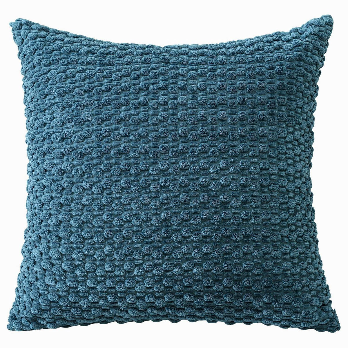 Cord Kissenbezug 60x60cm Staubiges Blau - Boho Deko Kissenhülle