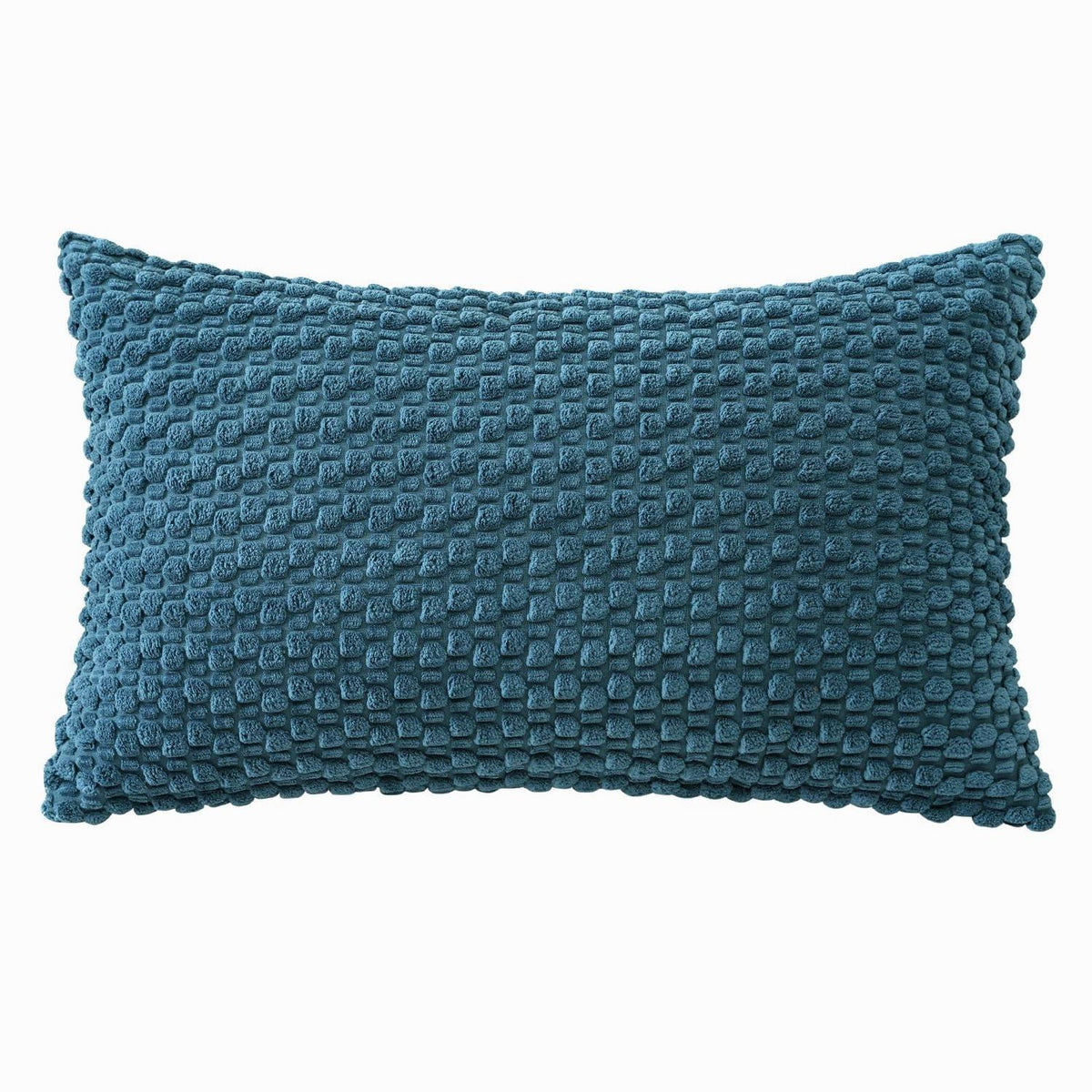 Cord Kissenbezug 40x60cm Staubiges Blau - Boho Deko Kissenhülle