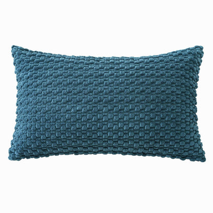 Cord Kissenbezug 40x60cm Staubiges Blau - Boho Deko Kissenhülle