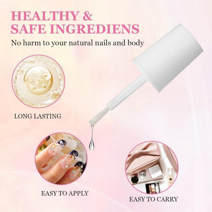 Extra Stark Nagelkleber 8ml – Schnelltrocknend für Kunstnägel & Tips