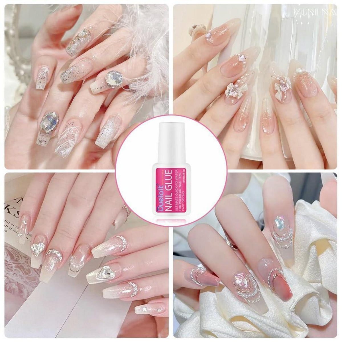 Extra Stark Nagelkleber 8ml – Schnelltrocknend für Kunstnägel & Tips