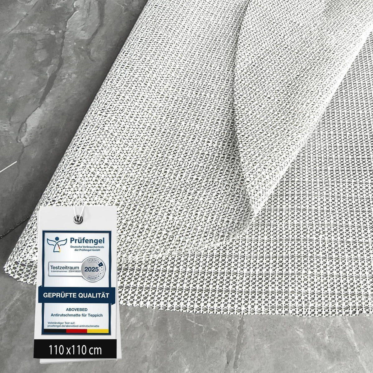 Rund Teppich Antirutschmatte 110cm – Rutschfest & Vielseitig