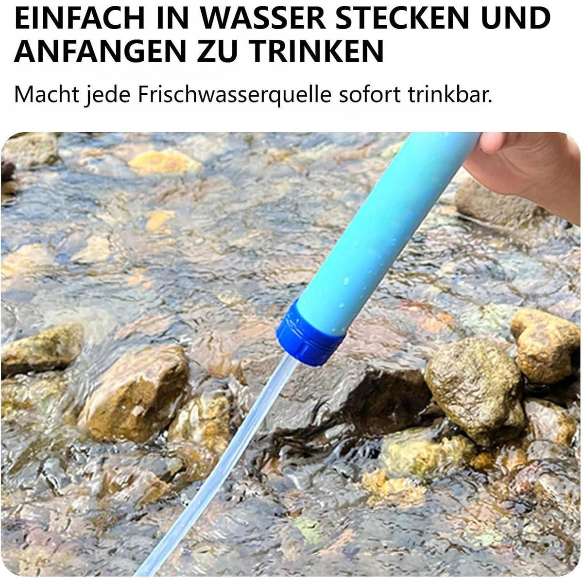 Wasserfilter Outdoor 5er Pack – 1500 Liter, Bakterienfilter