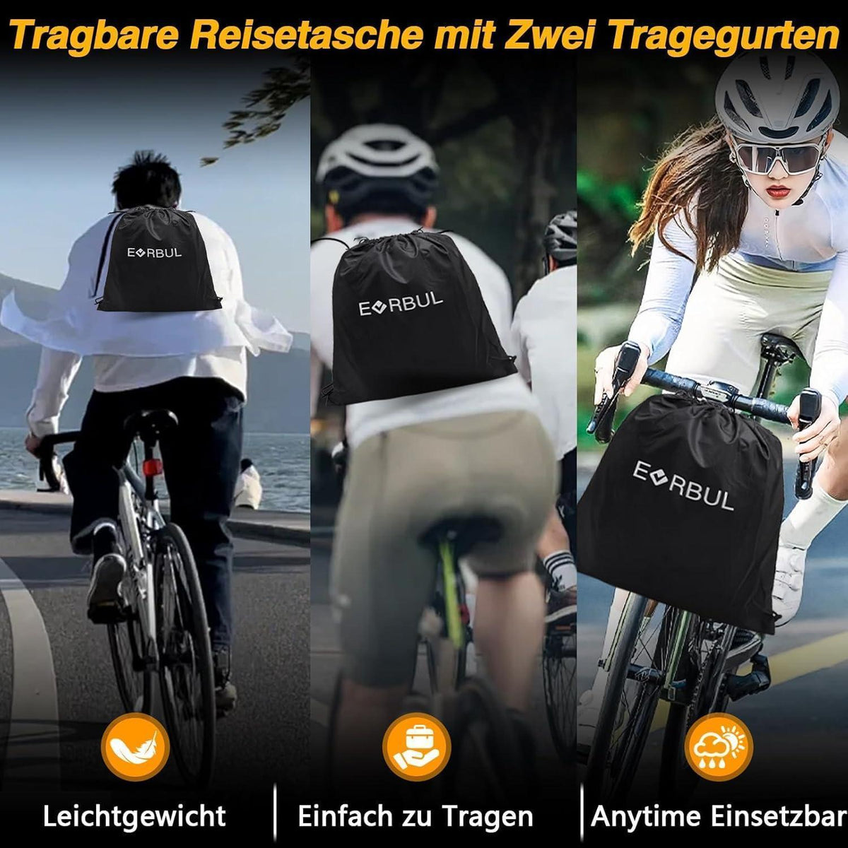 Fahrradabdeckung 2-3er Set, Wasserdicht & Winddicht