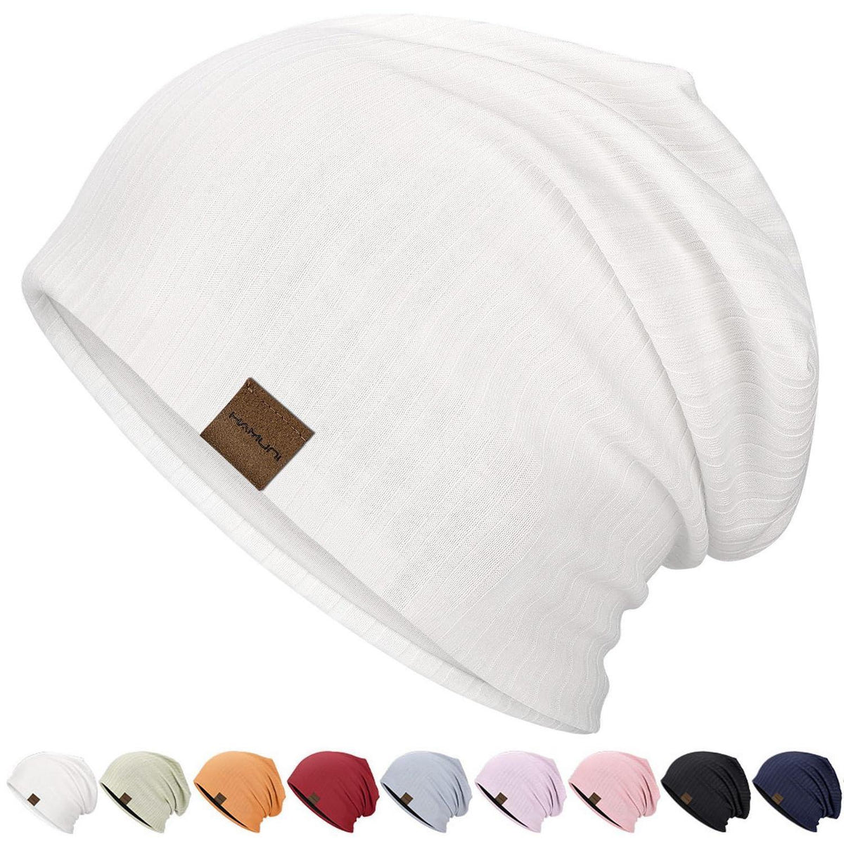 Slouchy Beanie Mütze Damen Herren – Weiche, Atmungsaktive Strickmütze