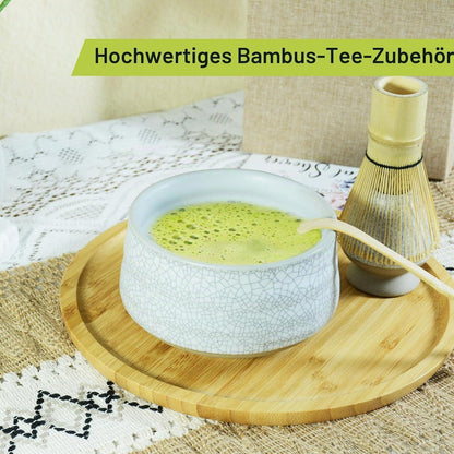 Matcha Set 4-teilig mit Besen, Schale & Löffel