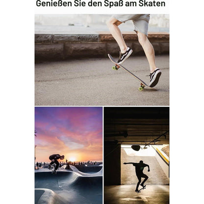 Komplettes Skateboard 31x8 Zoll – Rainbow Stripes für Anfänger & Profis