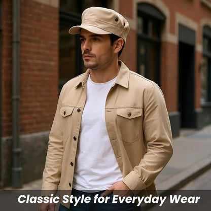 Military Cap Braun – Unisex Baseballkappe verstellbar