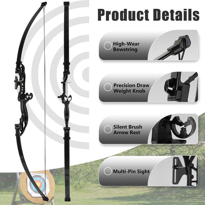 Recurve- & Langbogen Set für Erwachsene – Komplettset zum Bogenschießen