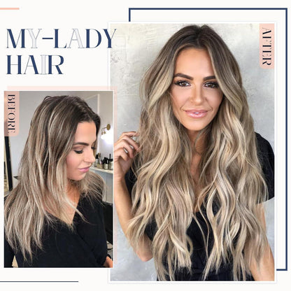 Echthaar Extensions Bondings Platinblond 60cm - Remy U-Tip