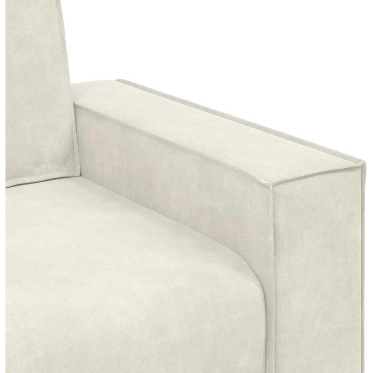 2-Sitzer Sofa Creme Samt – Komfortable Polstercouch