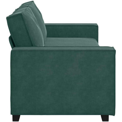 3-Sitzer Sofa Dunkelgrün Samt 180cm – Komfortable Polstercouch