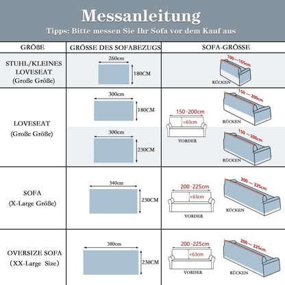 Sofaüberwurf Chenille geometrisch 230x300cm Khaki
