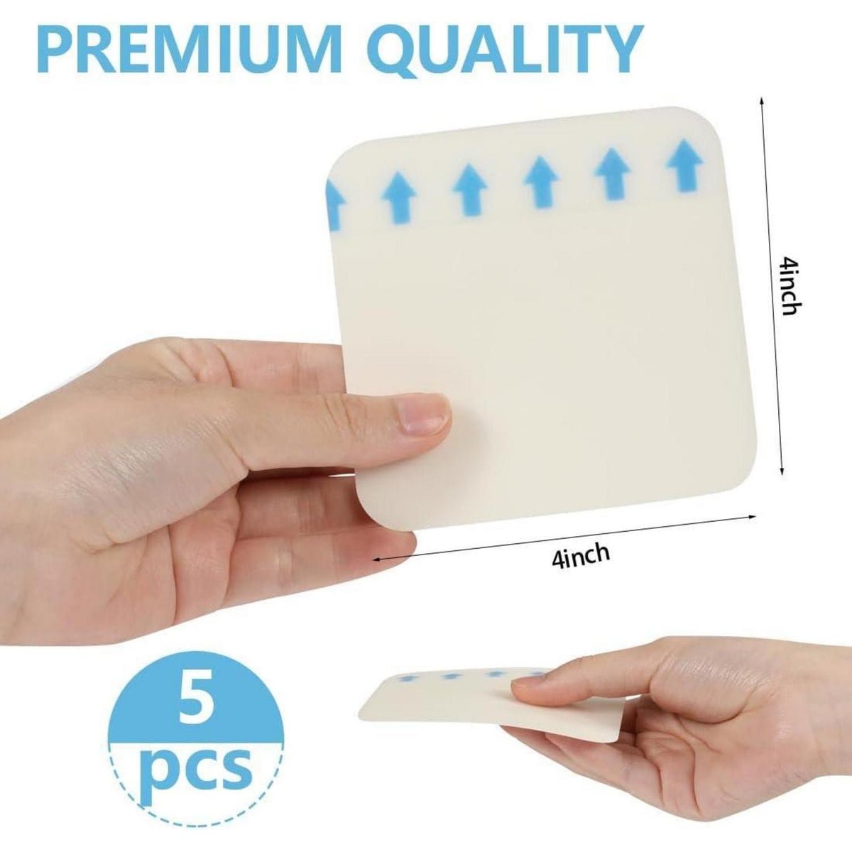 Hydrokolloid Pflaster groß 10x10cm – 5er Pack