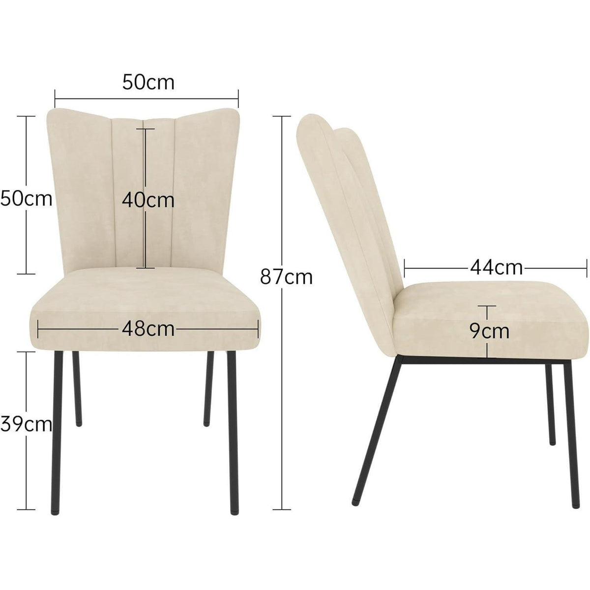 Samt Esszimmerstühle 4er Set – Bequem & Stilvoll