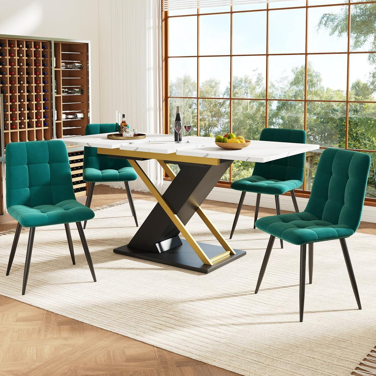 Ausziehtisch 120-160cm – Modernes Esszimmer & Küchentisch