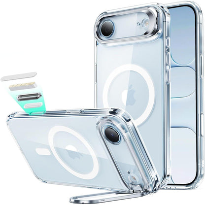 iPhone Air Hülle mit MagSafe Ständer und Kamerasteuerung, Klar