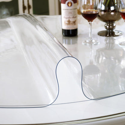 Runde Tischfolie 100cm – Transparent, Wasserdicht & Kratzfest