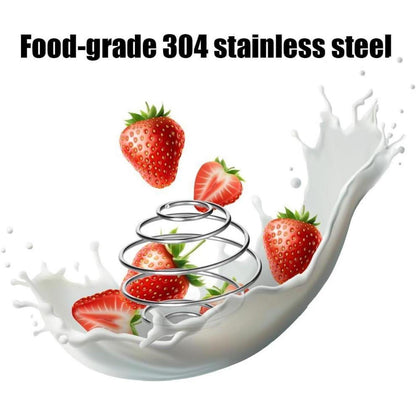 Protein Shaker 400ml mit Edelstahl-Mischkugel Schwarz+Lila