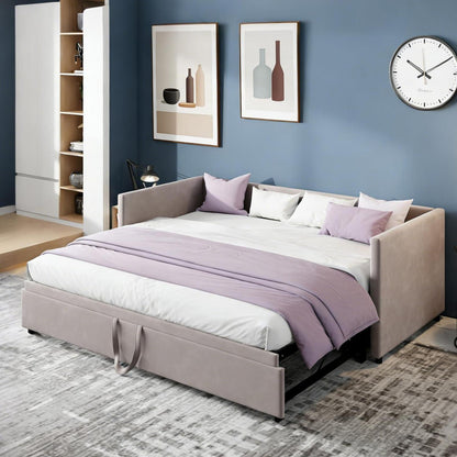 Schlafsofa 90/180x200 cm mit Bettkasten & Stauraum