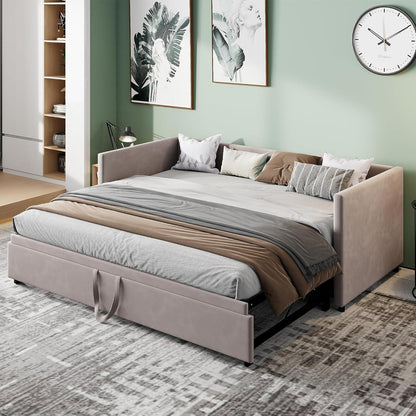 Schlafsofa 90/180x200 cm mit Bettkasten & Stauraum