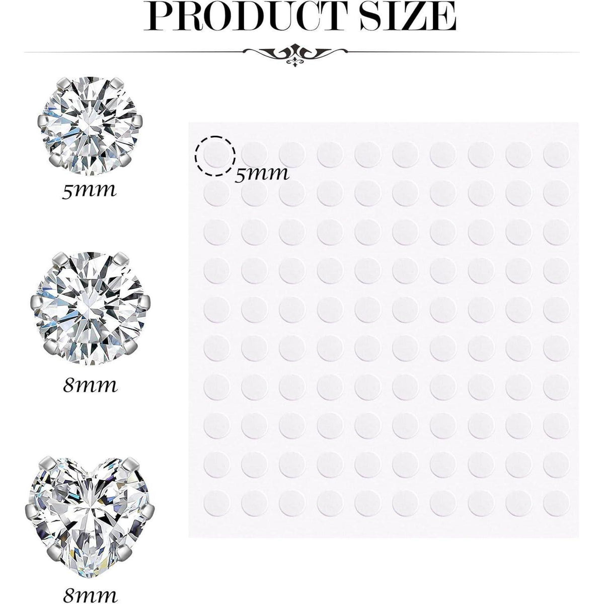 Fake Bauchnabelpiercing Clip On Schmetterling Herz Mond Chirurgenstahl Silber